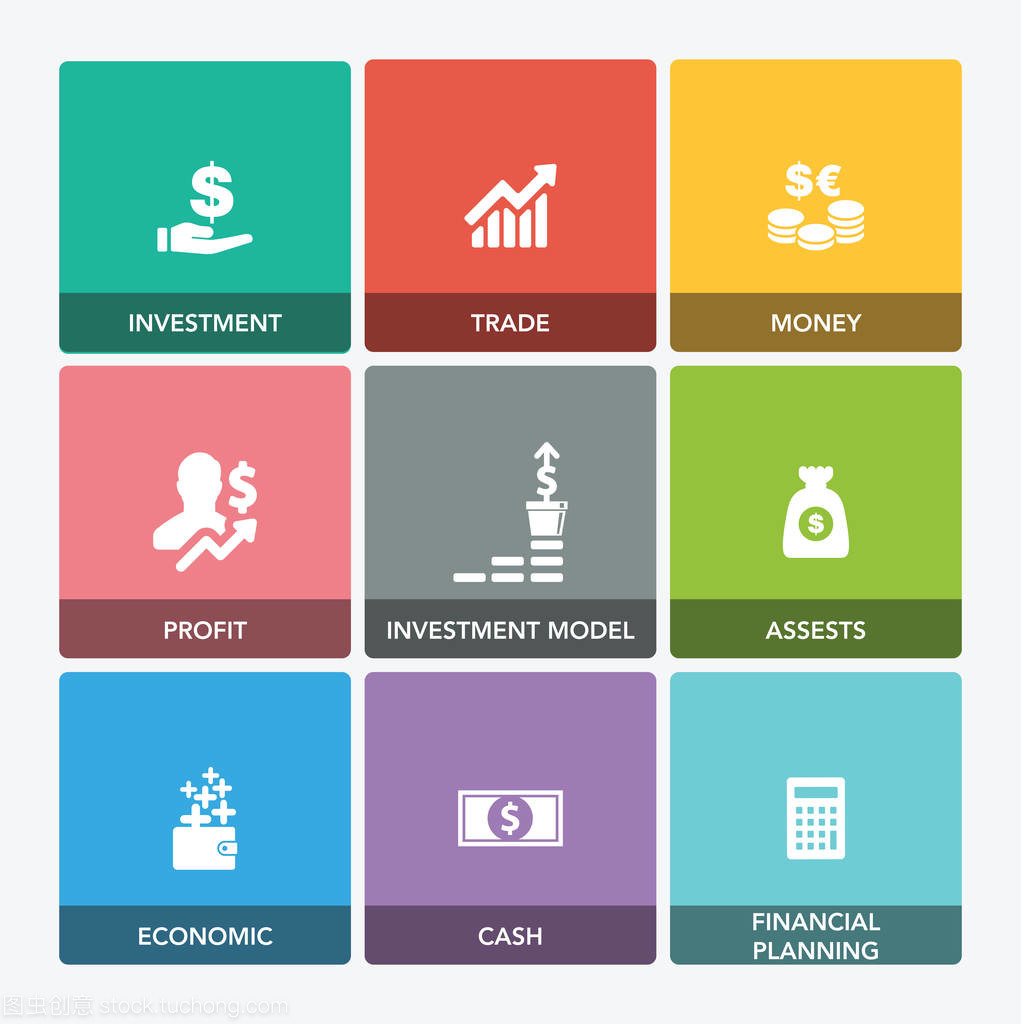 財(cái)富管理圖標(biāo)集在投資管理中的應(yīng)用與意義